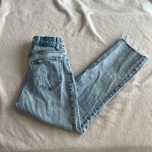 Abercrombie 90’s straight ultra high rise curve love denim